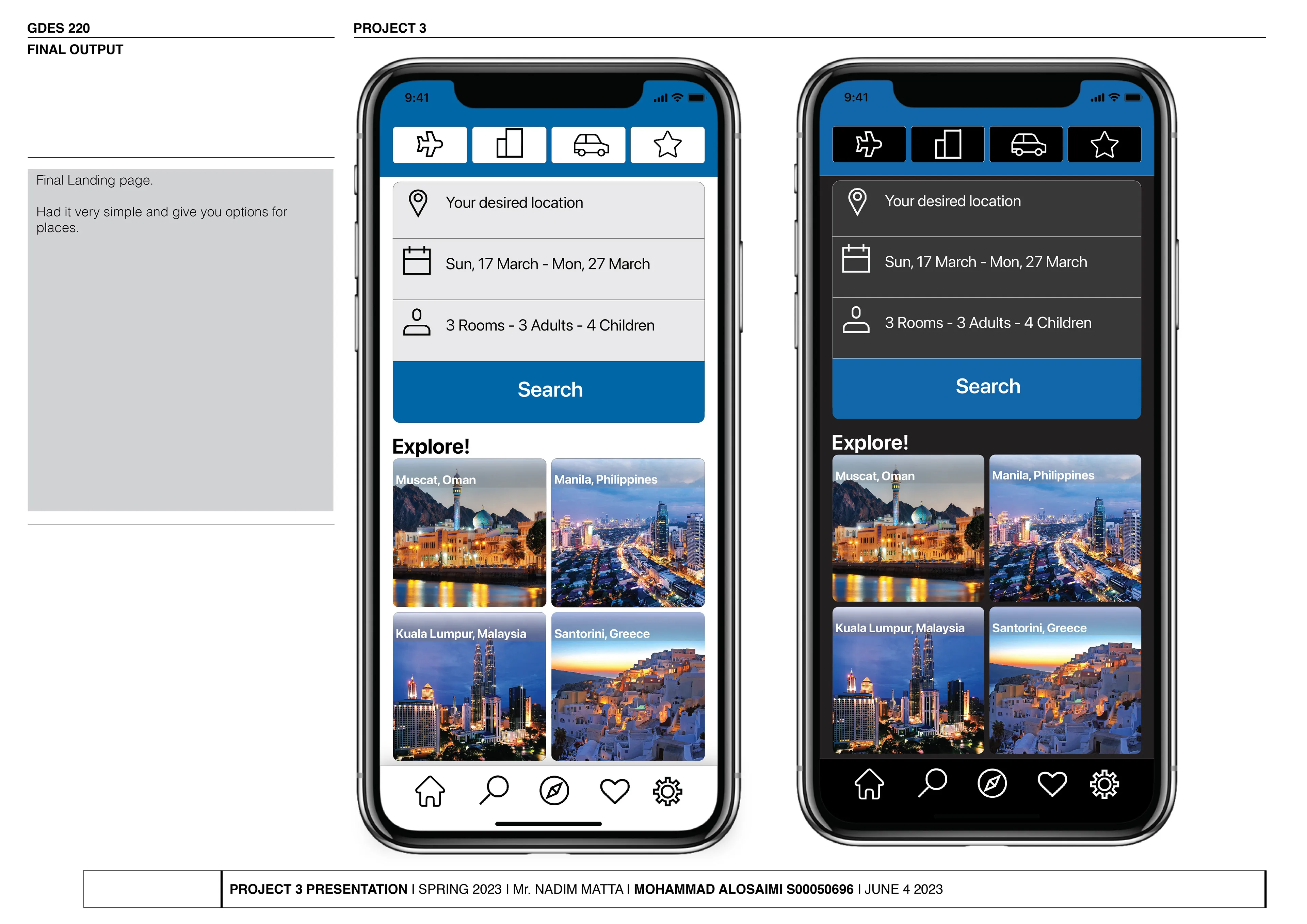 Travel App, preview 2